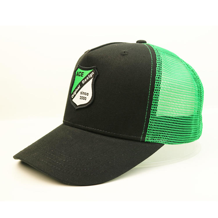 ACE caps black trucker cap supplier for fashion