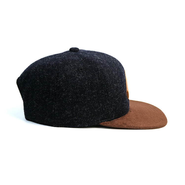 ACE black snapback hat brands OEM for fashion