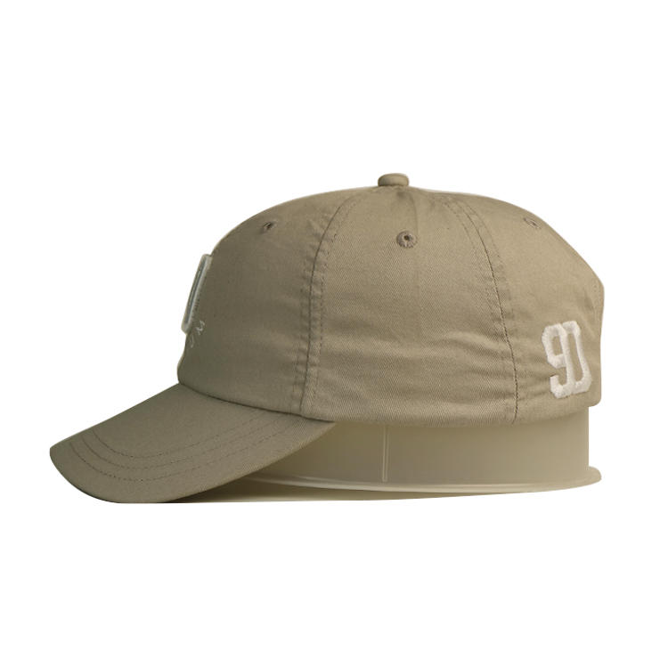 Breathable white baseball cap full free sample for beauty-2
