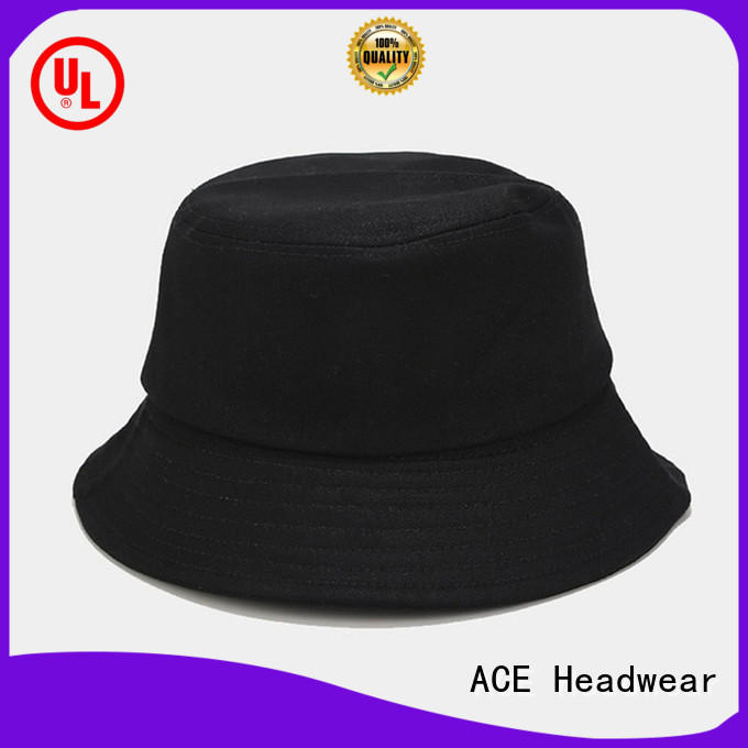 ACE Breathable blue bucket hat bulk production for fashion