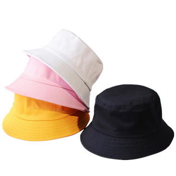 ACE cotton white bucket hat custom logo lady bucket hat blank bucket hat fisherman sun cap