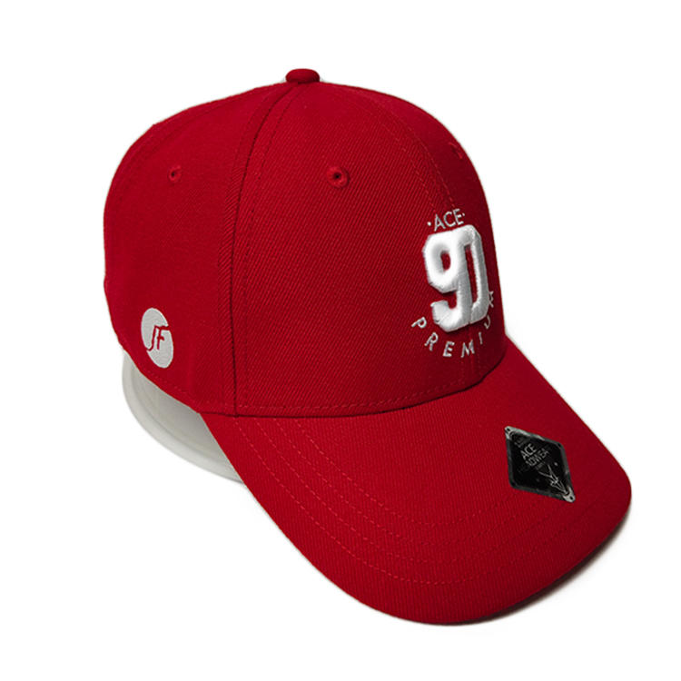 ACE black sports baseball cap free sample for fashion