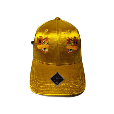 High Quality Custom Mythical Creatures Unisex Satin Umbrella Fabric Chinese Festival Style Design Cap Hat