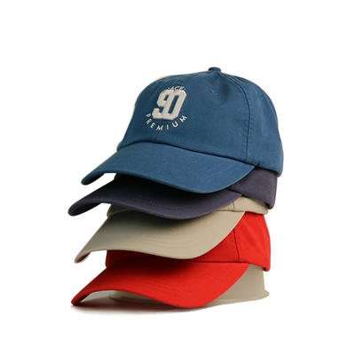 Unstructured Curved Brim Printing Logo Custom 6 Panel Embroidery Sports Baseball Dad Cap