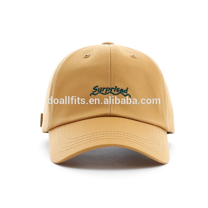 high quality wool  baseball cap with black leather brim