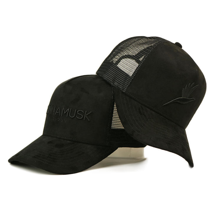 Guangzhou OEM/ODM Custom 3D embroidery suede trucker cap with your own logo
