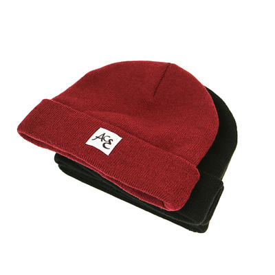 Hot sale cheap beanie cap design your own custom 100% Acrylic sport beanie cap wholesale knitted urban men winter hats
