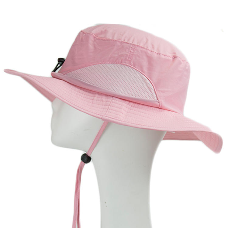 Unisex Outdoor Sport Visor Fishing Sun Protector Hiking Caps With Adjustable Elastic Cord Uv Sun Protection Bucket Hats Fishing Caps