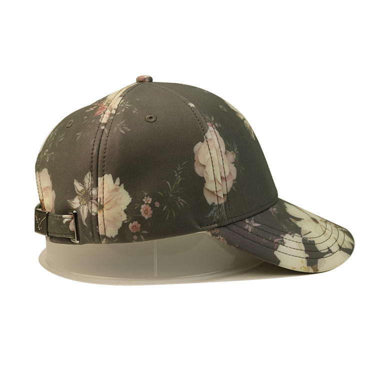 Ace Constructed 6 Panel Baseball Caps Custom Printing Black Cotton Hihop Cap For Women And Man Bsci