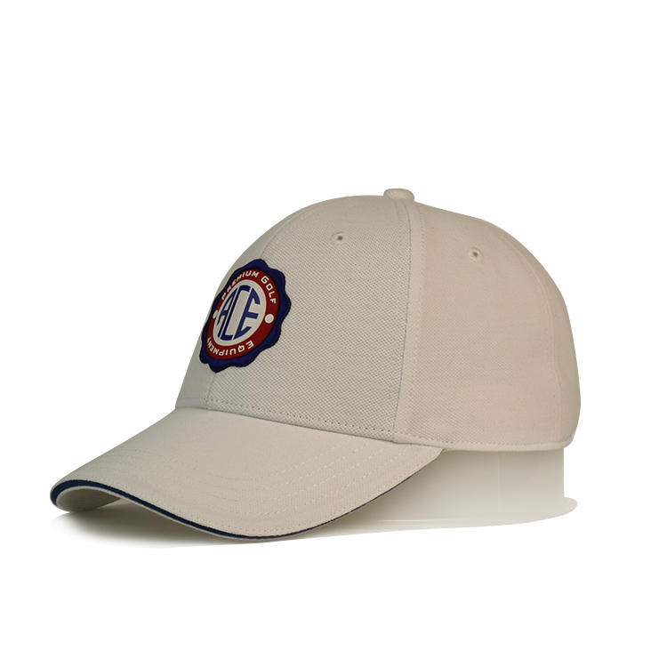 Ace Wholesale Custom Logo 6 Panel Baseball Caps With High Quality Custom-Made Logo Rubber Patch