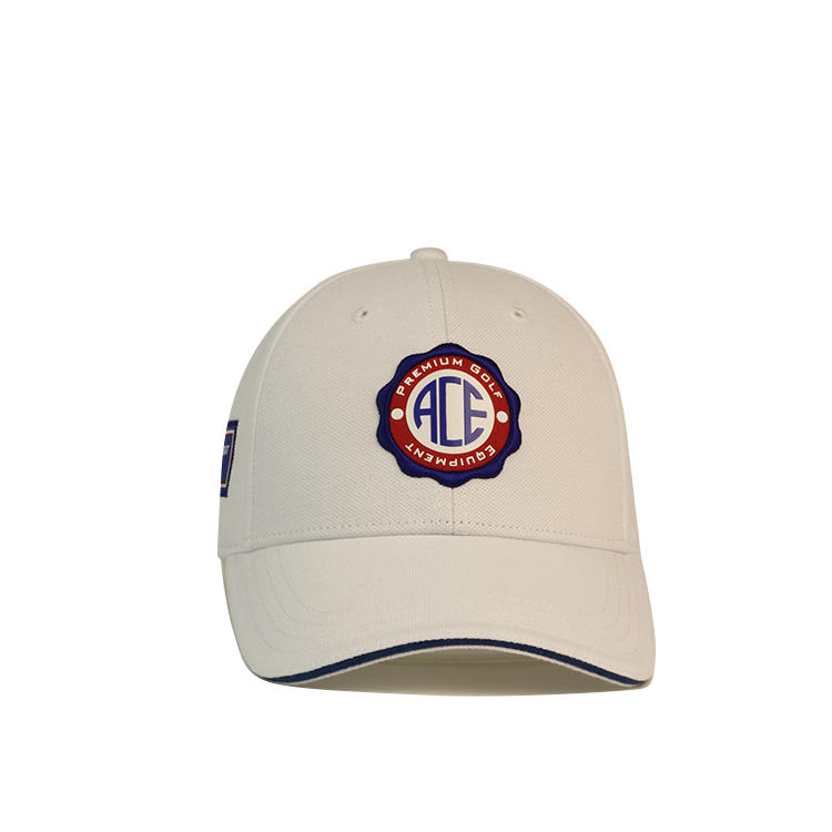 High Quality Custom Baseball Caps Rubber Patch Letter Sport Cap Hip Hop Casual Men Women White Hat Bsci