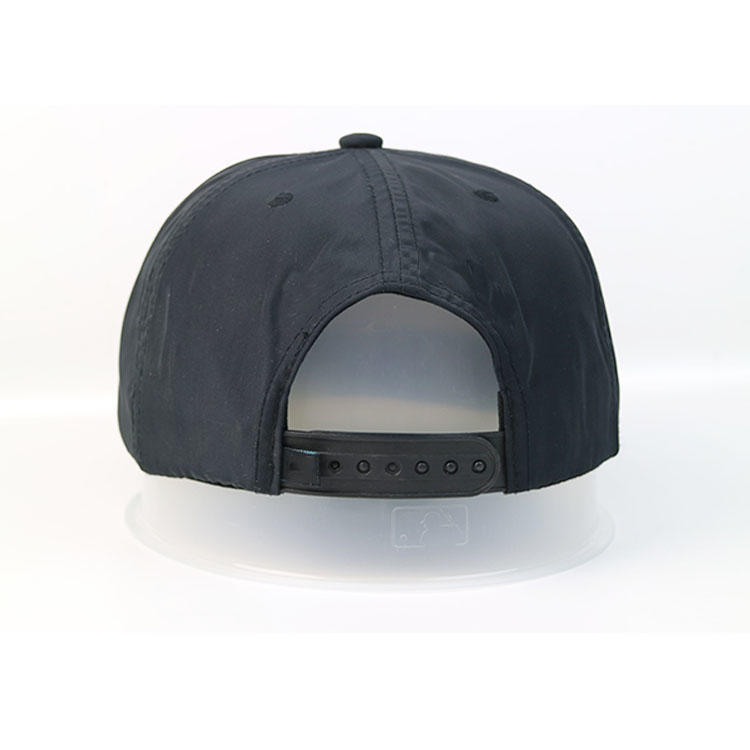 ACE New design Black Flat bill 5panel  Customized printing logo hip hop snapback Hats Caps