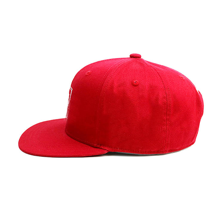 2020 Small MOQ Red 6panel Structured custom printing Chinese Dragon logo snapback  hats caps