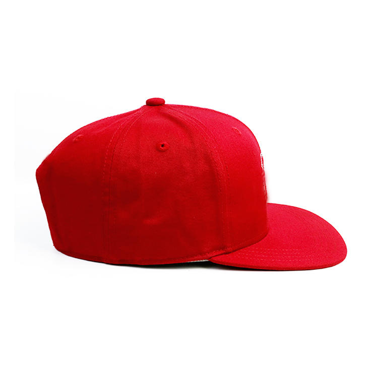 2020 Small MOQ Red 6panel Structured custom printing Chinese Dragon logo snapback  hats caps