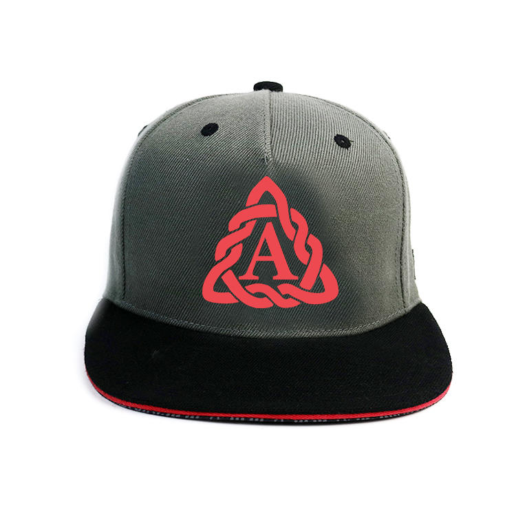 Mix Color 6panel Custom Made rubber printing Logo Snapback Hats Caps