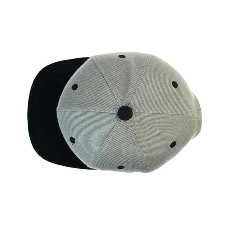 Mix Color 6panel Custom Made rubber printing Logo Snapback Hats Caps