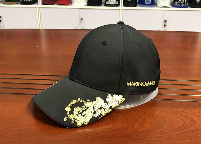 Professional custom made cotton twill 6 panel structured sports baseball cap and hat with Printing visor