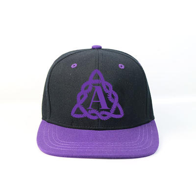 Ace Bsci Snapback Hats Custom Logo Flat Bill Cap With Plastic Buckle