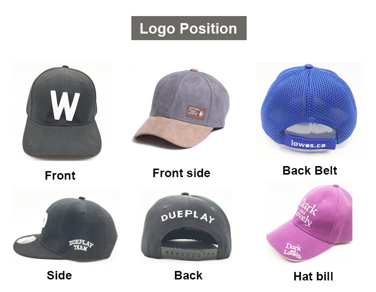 Custom Hemp Two Tone Printed Birm Snapback Cap Rubber Patch Or PVC Logo Hip Hop Baseball Hat Fitted Cap