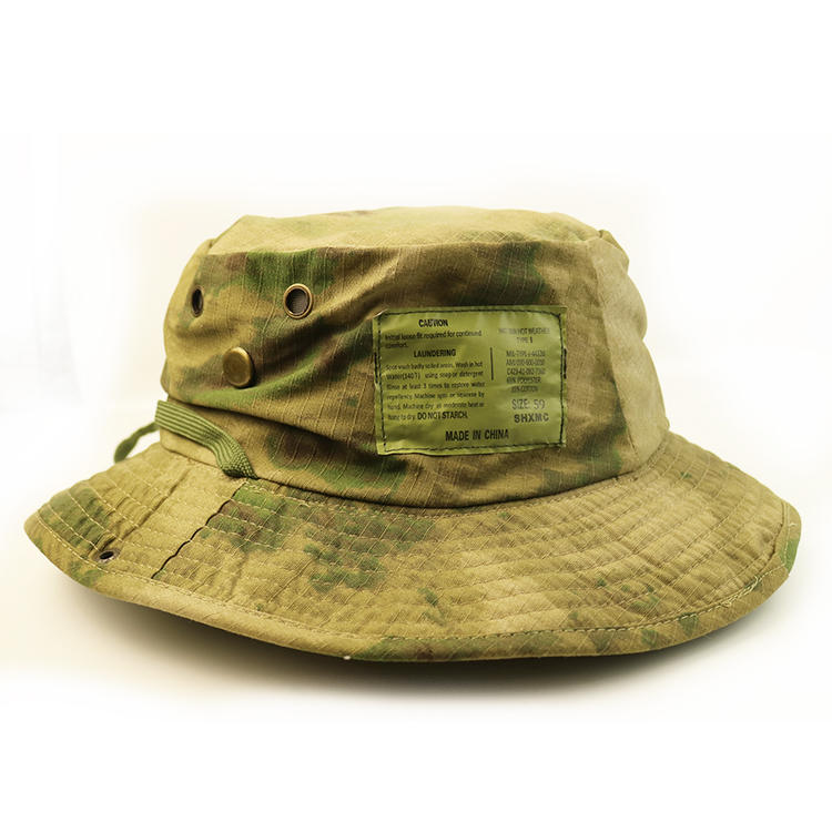 Outdoor Activicty Sunscreen Fishing Military Bucket Digital Camo Hats Caps for Men