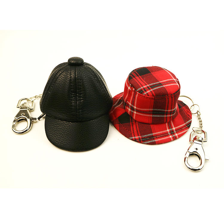 Custom fishing bucket hat or baseabll cap wholesale fisherman bucket hat key ring