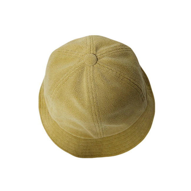New Style ACE Unisex Custom Bucket Warm Winter Cap Custom Yellow Solid Color Fishing Cap Hat