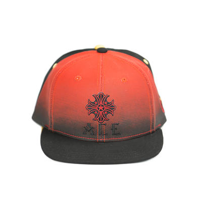 China factory snapback custom water print logo promotion red snapback cap with 3D embroidery logo
