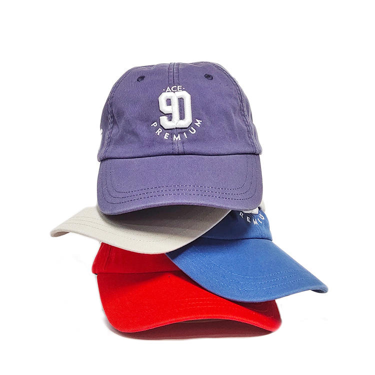 Wholesale high quality custom 3D embroidered dad hat cap baseball