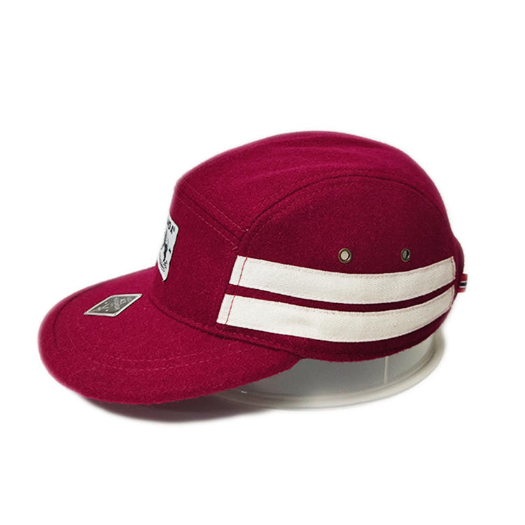 ACE High Quality Custom Logo Flat Brim Camper Hat Cap