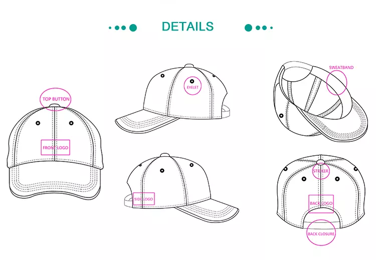 baseball caps in sports men women hat 100% cotton 6 panel plain sports custom cap hat gorras sombreros