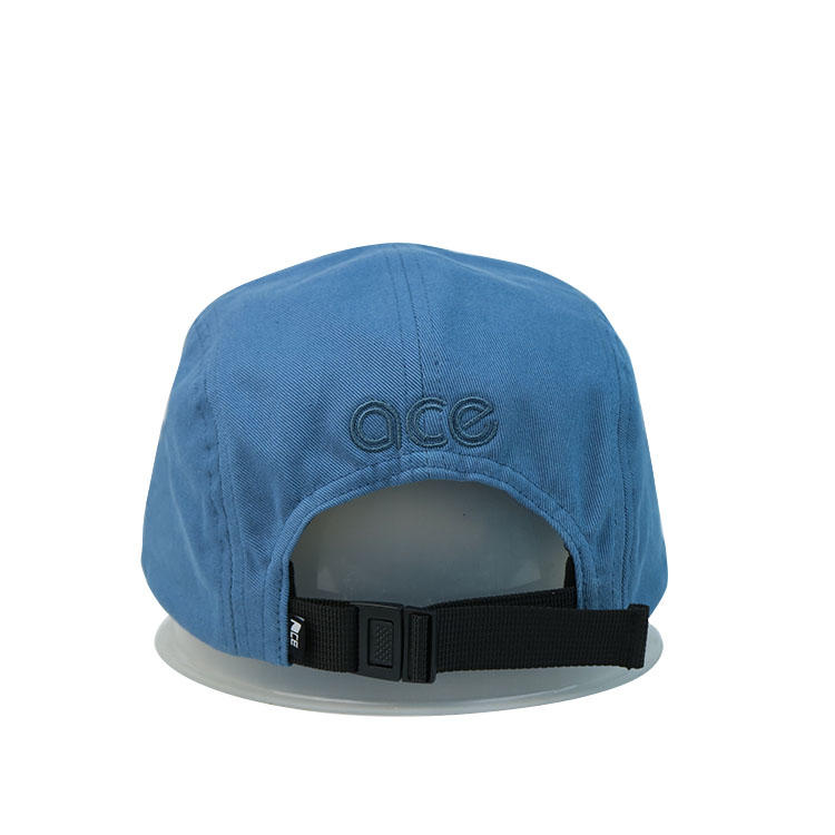 Custom 5panel Wide Curve Brim Water Offset Printing Ace Camper Camping Running Hats