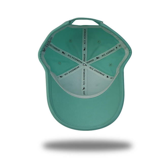 OEM design 100% cotton  6 panel baseball cap curved visor and rubber patch baseball cap