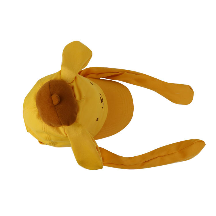 New Style Cartoon Anime Yellow Pikachu Led Plush Air Pumping Moving Ears Animal Children Kids Hats Caps