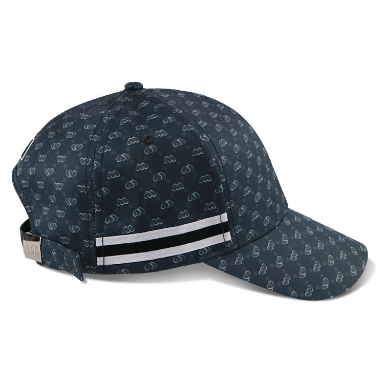 Custom Logo Structured Baseball Cap Sports Hat Strap With Metal Buckle Sublimation Printing