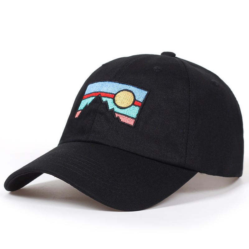 New Style Baseball Cap Dusk Sunset Embroidery Cotton Hat Fashion Dad Hat