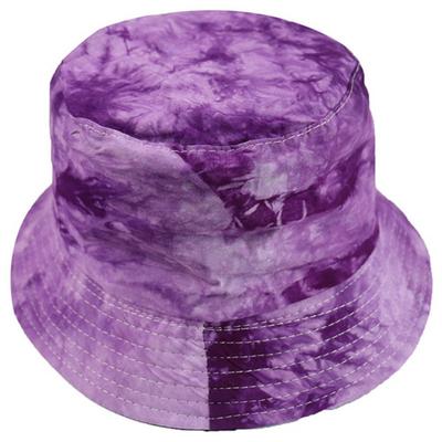 Hot Sales Fashionable Tie Dye Bucket Hat Fishing Caps Womens Flat Fishermen Caps