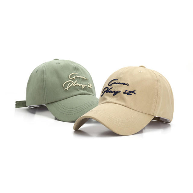 2020 Hot Sales New Unisex Cotton Summer Embroidery Caps Snapback Hat Hip Hop Dad Cap Hat