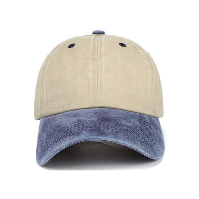 Unisex Washed Dyed Cotton Adjustable Solid Baseball Cap Hat