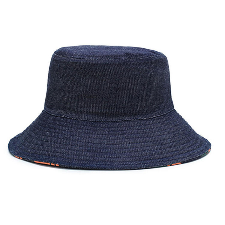 Bucket Sun Hat Women Packable Fisherman Denim Floppy Hats
