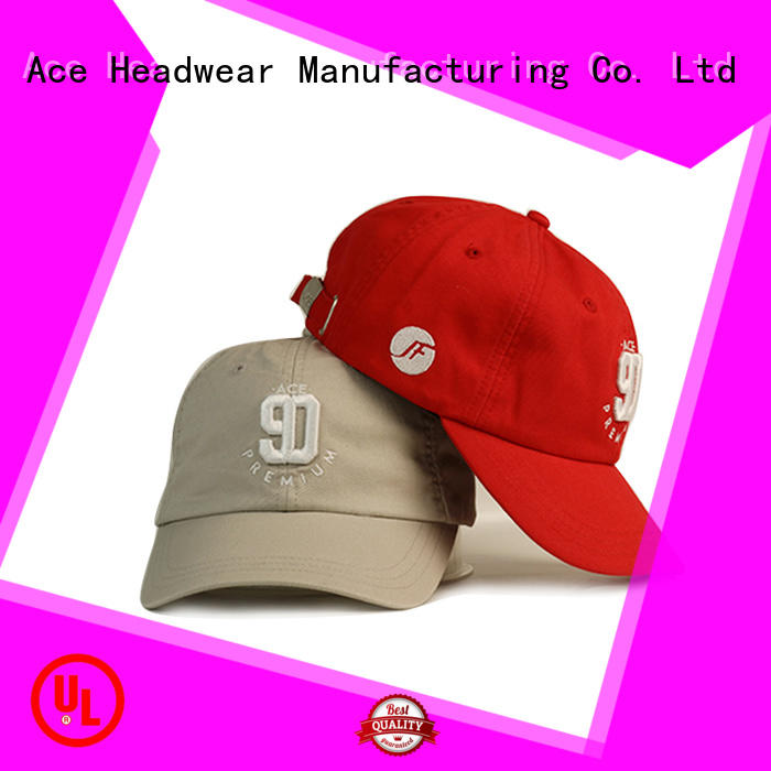 ACE leather womens baseball cap for wholesale for baseball fans