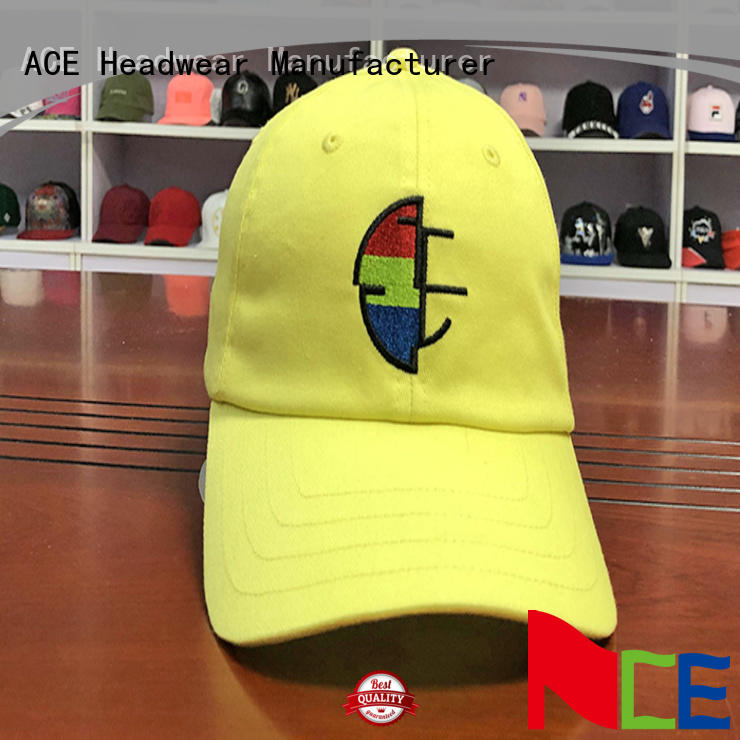 ACE Breathable plain dad hats free sample for beauty