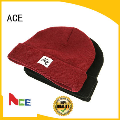 funky red knit beanie basic buy now for beauty