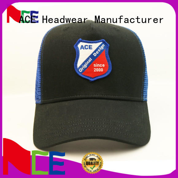 ACE durable sports cap bulk production for fashion