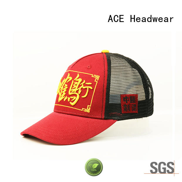 ACE flat grey trucker cap buy now for beauty