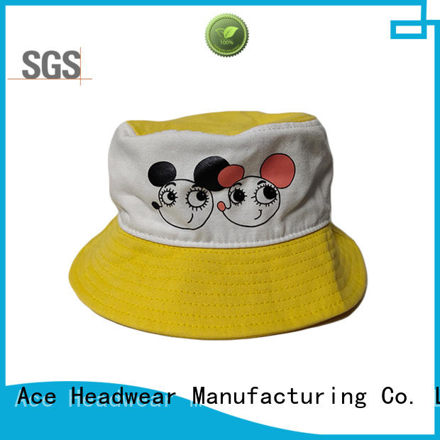 ACE at discount white bucket hat buy now for fashion