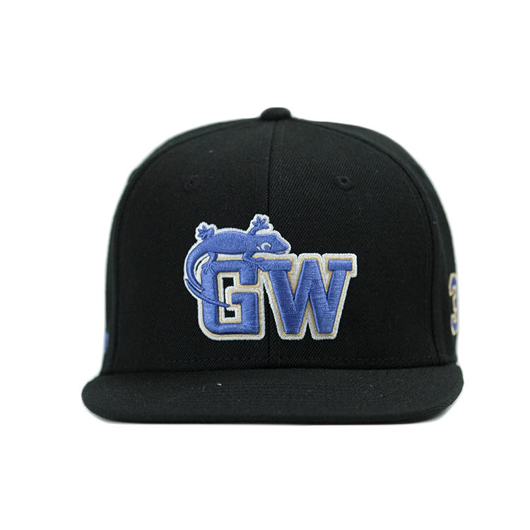 ACE tiger blue snapback hat free sample for fashion-3