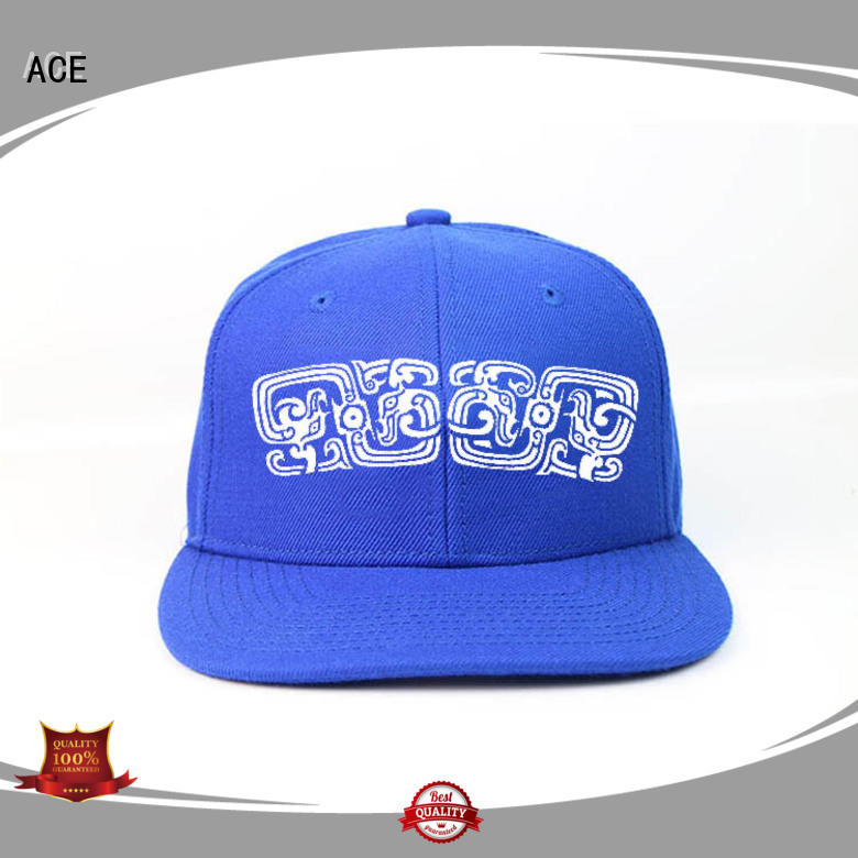 ACE latest grey snapback hat get quote for fashion