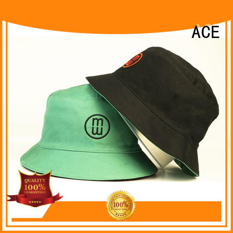 ACE funny white bucket hat customization for beauty