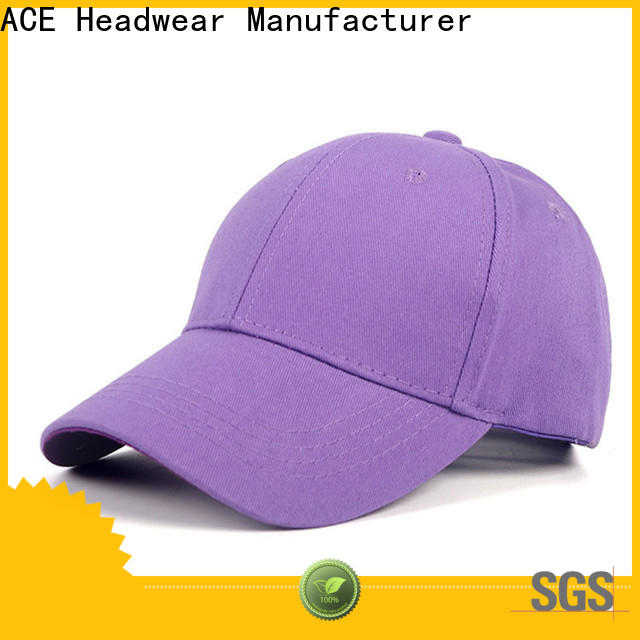 ACE flower embroidered baseball cap get quote for fashion