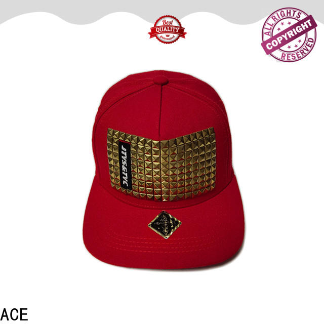 ACE customized grey snapback hat ODM for beauty
